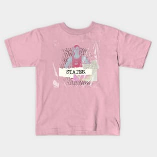 STATES Katie Ledecky Swimmer Team USA Olympics Paris Kids T-Shirt